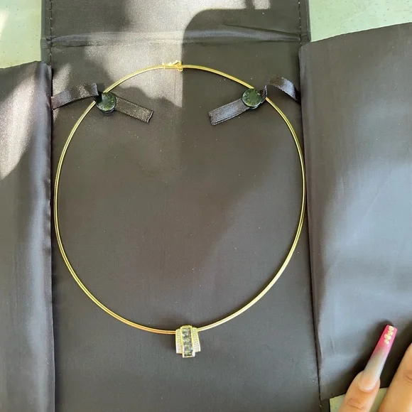 Omega Chain Necklace With Insert Clasp “just necklace “ - Picture 1 of 9